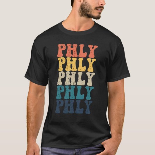Phly Retro Philadelphia Pride uit Philadelphia T-shirt (Voorkant)