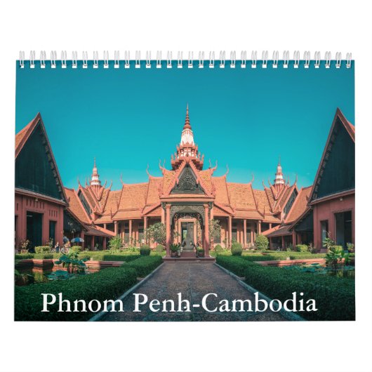 Phnom Penh-Cambodia Calendar Kalender (Hoes)