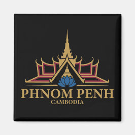 Phnom Penh Cambodia Southeast Asia Magneet