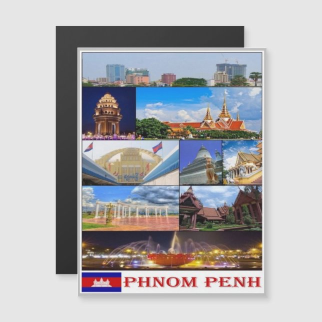Phnom Penh - Cambodja - Mosaic - (Voorkant / Achterkant)