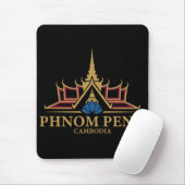 Phnom Penh Cambodja Zuidoost-Azië Muismat (Met muis)