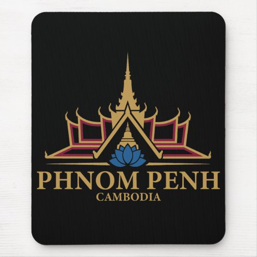 Phnom Penh Cambodja Zuidoost-Azië Muismat (Voorkant)