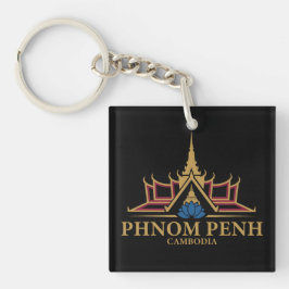 Phnom Penh Cambodja Zuidoost-Azië Sleutelhanger