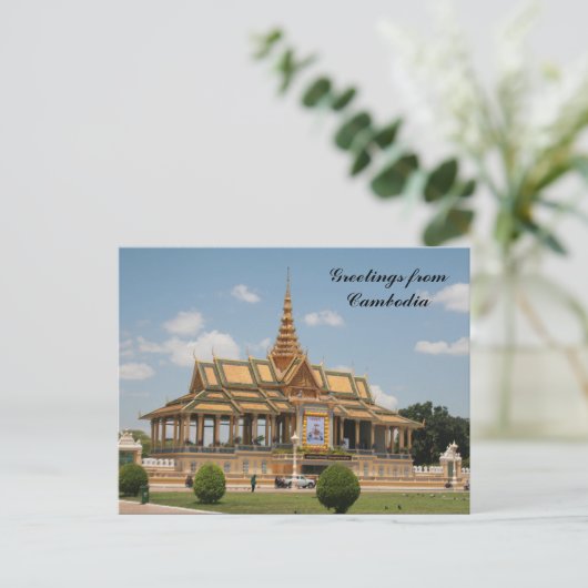 phnom penh groetings briefkaart (Staand voorkant)