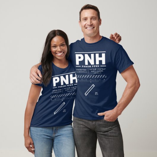 Phnom Penh International Airport PNH T-shirt (Unisex)
