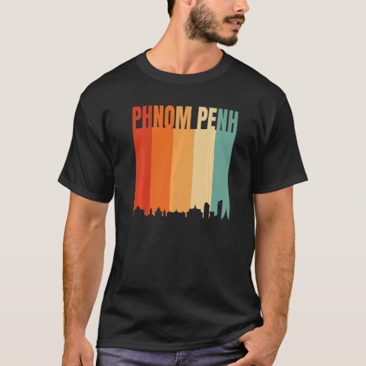 Phnom Penh Skyline T-shirt (Voorkant)