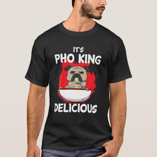 Pho Asian Soup Vietnam Neondle T-shirt (Voorkant)