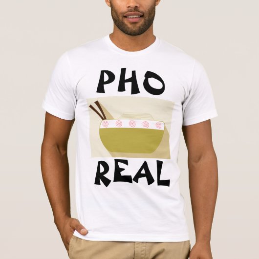 PHO ECHT Vietnamese Soep Grappige T-Shirts (Voorkant)