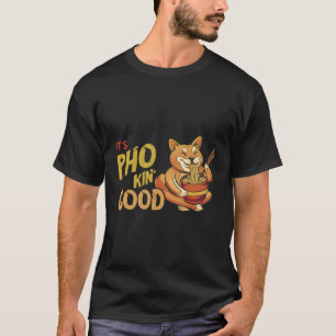 Pho Fox Aziatisch Eten Pho Bowl Pho Noodle Soep T-shirt