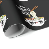 Pho Goodness Sake Funny Noodle Pun Dark BG Cadeaupapier (Rol Hoek)
