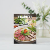 Pho Hanoi Vietnam Reizen Briefkaart (Staand voorkant)