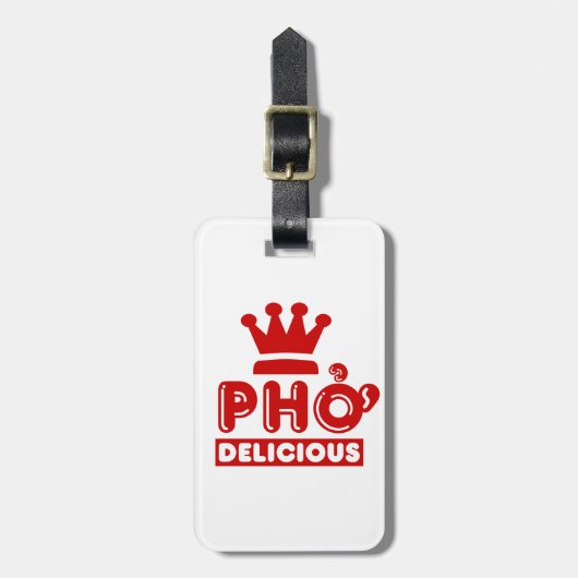 Pho King Delicious Bagagelabel (Voorkant verticaal)