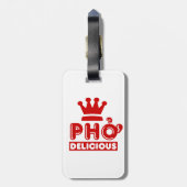 Pho King Delicious Bagagelabel (Achterkant verticaal)