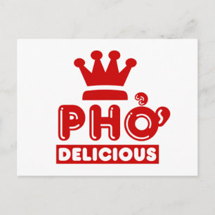 Pho King Delicious Briefkaart