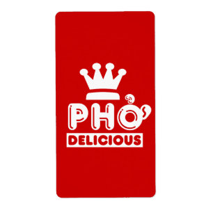 Pho King Delicious Etiket