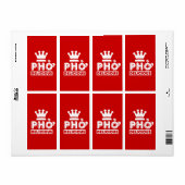 Pho King Delicious Etiket (Full Sheet)