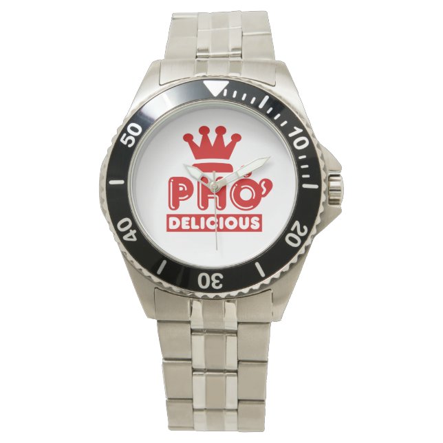 Pho King Delicious Horloge (Voorkant)
