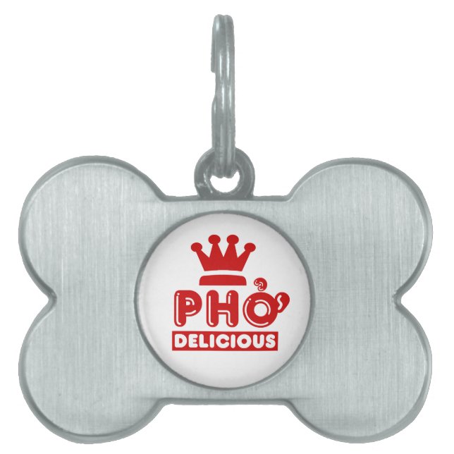 Pho King Delicious Huisdieren Naamplaatje (voorkant)