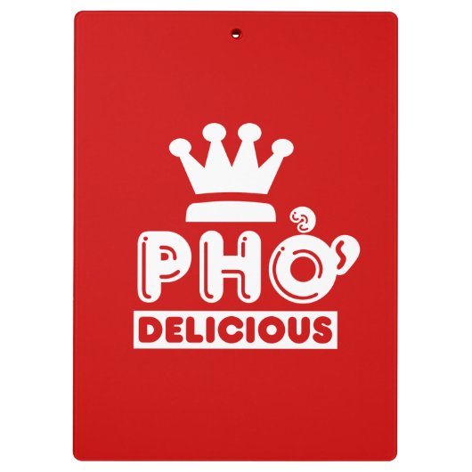 Pho King Delicious Klembord (Achterkant)