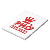 Pho King Delicious Notitieblok (Linkerzijde)