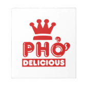 Pho King Delicious Notitieblok (Voorkant)