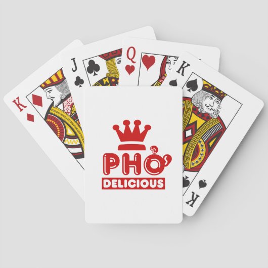 Pho King Delicious Pokerkaarten (Achterkant)