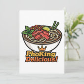 Pho king heerlijk! kaart (Staand voorkant)