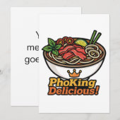 Pho king heerlijk! kaart (Voorkant / Achterkant)