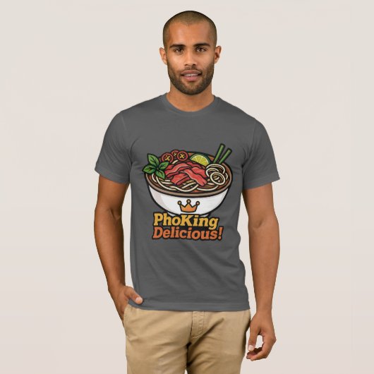 Pho king heerlijk! t-shirt (Voorkant volledig)