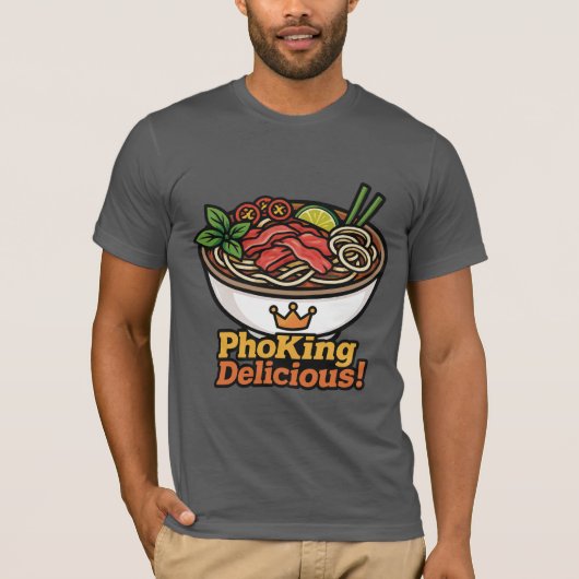 Pho king heerlijk! t-shirt (Voorkant)