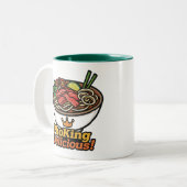 Pho king heerlijk! tweekleurige koffiemok (Voorkant links)