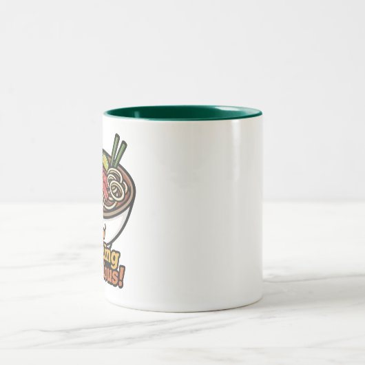 Pho king heerlijk! tweekleurige koffiemok (Center)