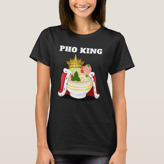 Pho King Mannen Pho Lover Shirt Vietnamese Noodle (Voorkant)