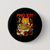 Pho Kit Mariners Cat Funny Meme  Ronde Button 5,7 Cm (Voorkant)