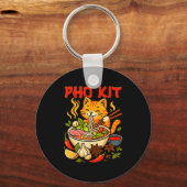 Pho Kit Mariners Cat Funny Meme Sleutelhanger (Voorkant)