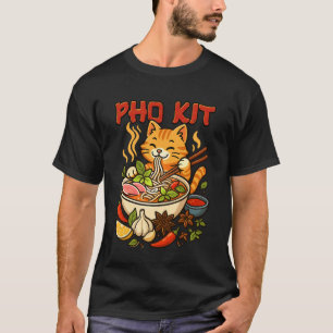 Pho Kit Mariners Kat Grappige Meme Officiële T-shirt