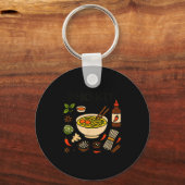 Pho Kit Vietnamese Food Sleutelhanger (Voorkant)