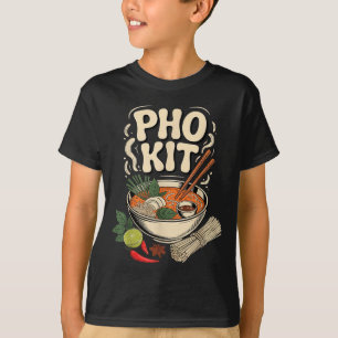 Pho Kit Vietnamese Noedelsoep Kom Herbs Limoen Chi T-shirt