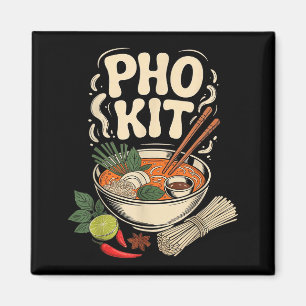 Pho Kit Vietnamese Noedelsoep Kom Kruiden Limoen C Magneet