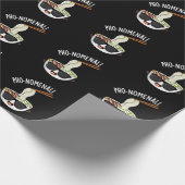 Pho-nomenal Funny Pho Soup Pun Dark BG Cadeaupapier (Hoek)