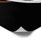 Pho-nomenal Funny Pho Soup Pun Dark BG Poster (Hoek)