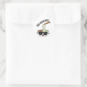 Pho-nomenal Funny Pho Soup Pun Ronde Sticker (Tas)