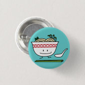 Pho Noodle Bowl Vietnam soep knuppels Ronde Button 3,2 Cm (Voorkant /achterkant)