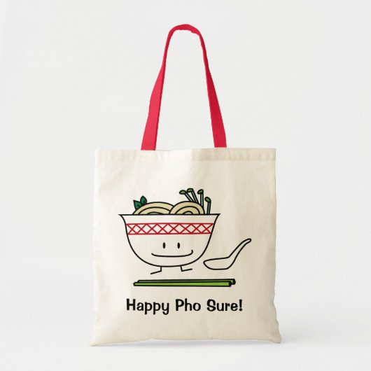 Pho Noodle Bowl Vietnam soep knuppels Tote Bag (Voorkant)