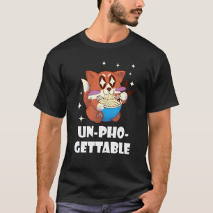 Pho Onvergetelijke Voedsel Pun Fox Vietnamese noed T-shirt