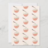 Pho Oriental Birthday Dinner Restaurant Party Kaart (Achterkant)