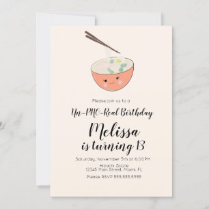 Pho Oriental Birthday Dinner Restaurant Party Kaart