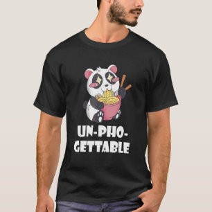 Pho Panda onvergetelijke Aziatische Vietnamese noo T-shirt