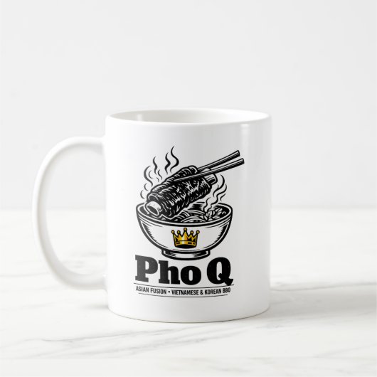 Pho Q grappige mok (Links)