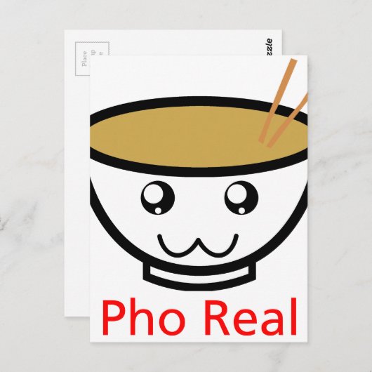 Pho Real Briefkaart (Voorkant / Achterkant)